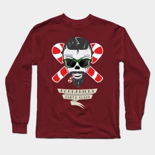 Rockabilly Santa Long Sleeve T-Shirt